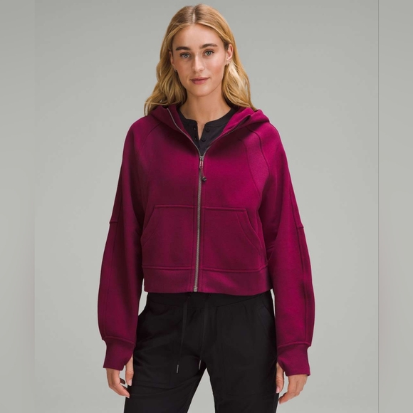 Lululemon Scuba Oversized Full-Zip Hoodie *Deep Luxe Size XL/XXL - Picture 1 of 16